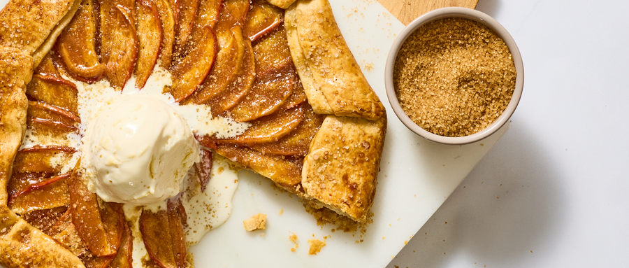 Easy Salted Caramel Apple Galette