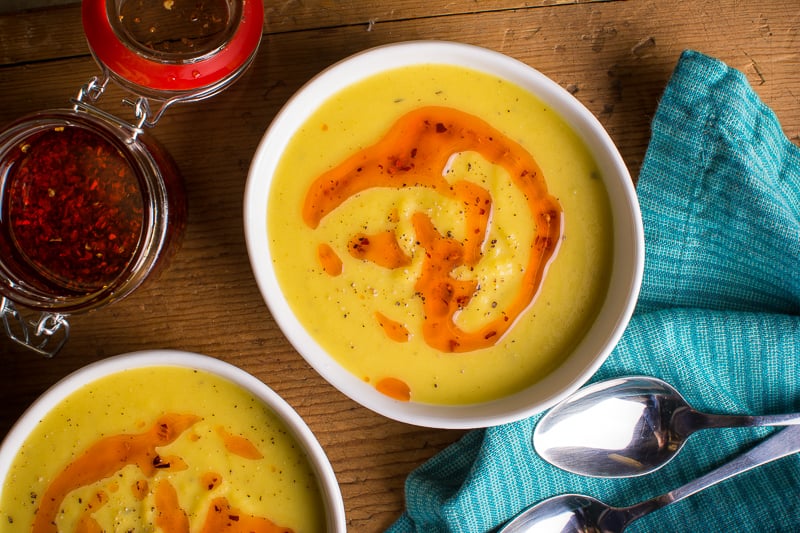 Golden Beet and Parsnip Soup