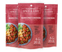 Three packs of Kung Pao Chicken Spice & Easy on white
