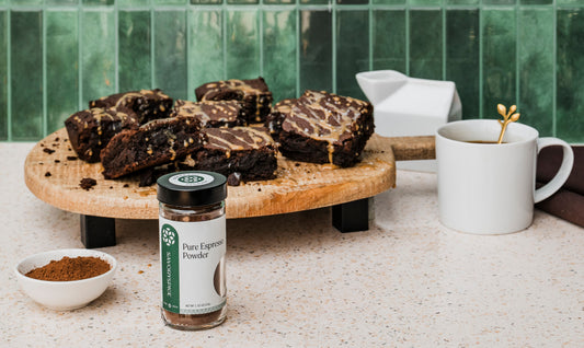 Vietnamese Coffee Spiced Brownies