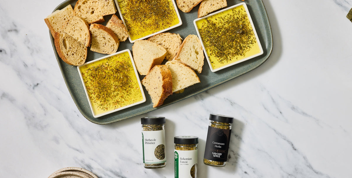 Herb-Infused Olive Oil Bread Dip