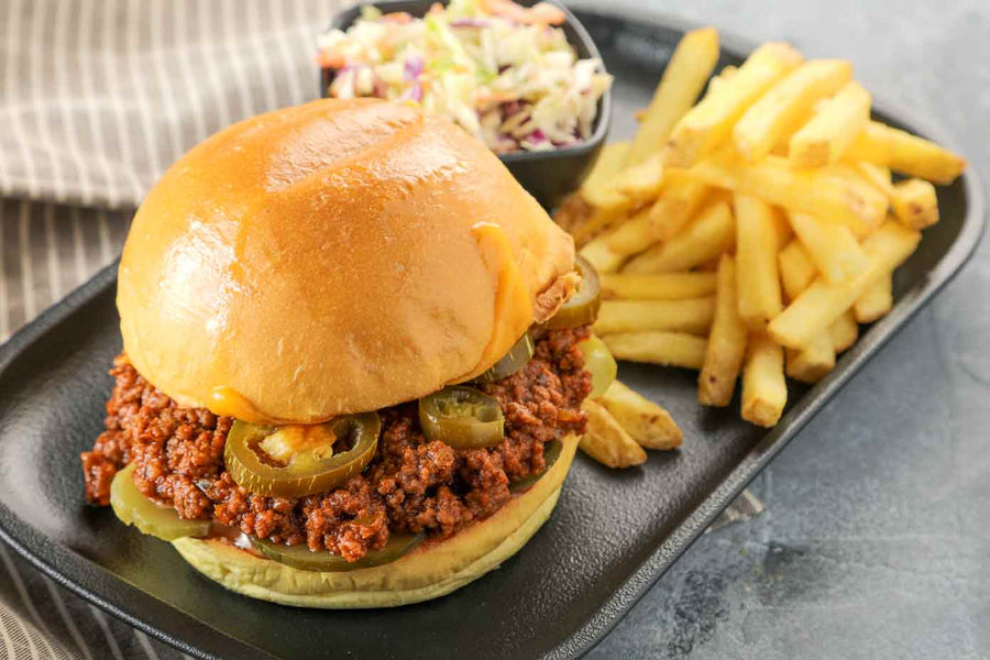 BBQ Chicken Slow Cooker Sloppy Joes
