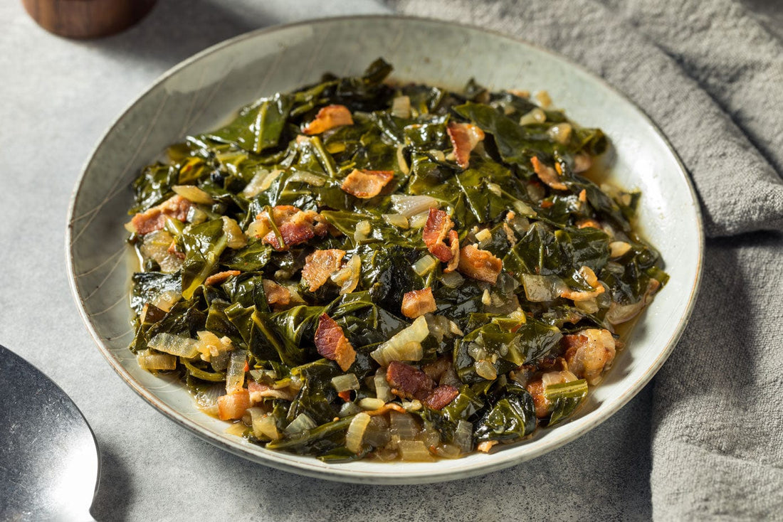 Bacon and Carrot Collard Greens