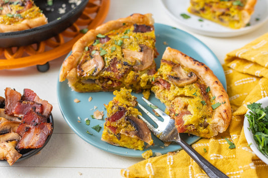 Bacon & Mushroom Quiche