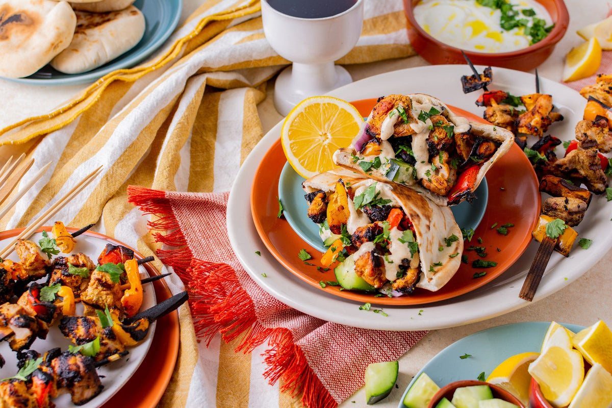 Chicken Shawarma Pitas