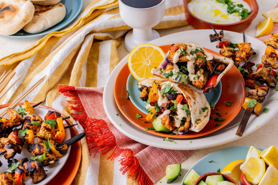 Chicken Shawarma Pitas