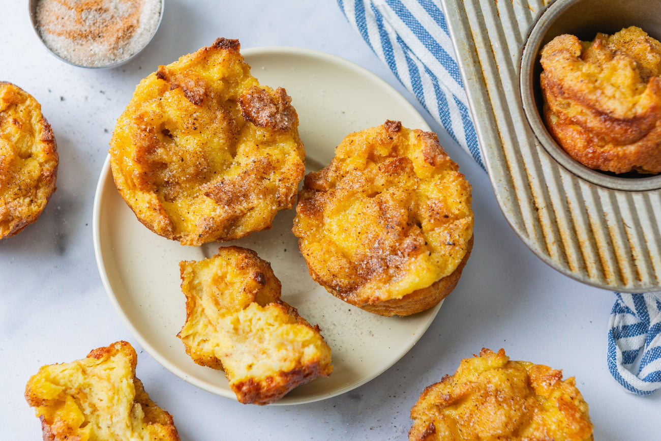 Vanilla Bean French Toast Muffins
