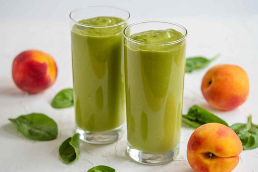 Green Peach Ginger Smoothie