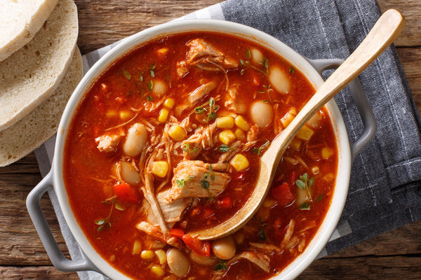 Brunswick Stew with Shredded Chicken