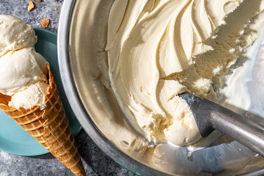 No Churn Buttermilk Ice Cream