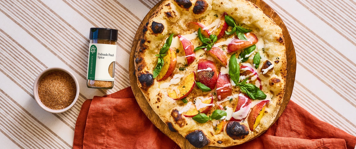Summer Peach Neapolitan Pizza