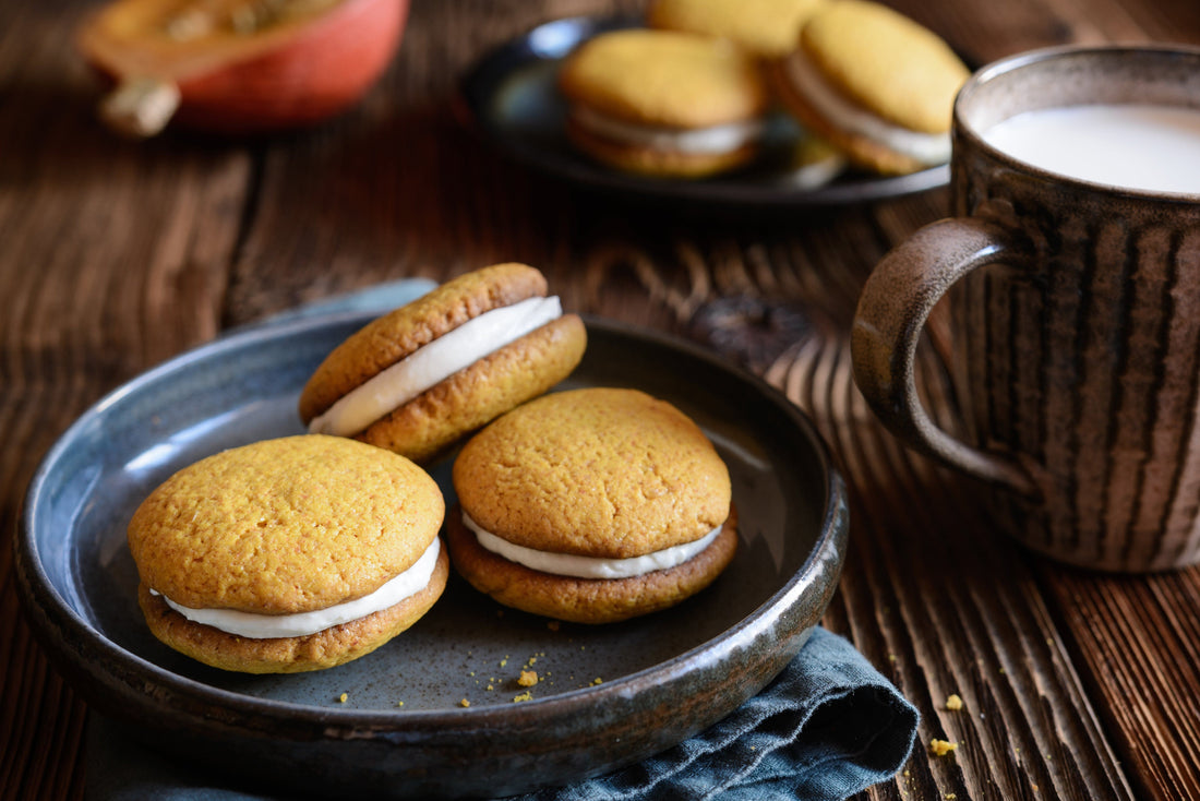Scary Good Pumpkin-Cinnamon Whoopie Pies