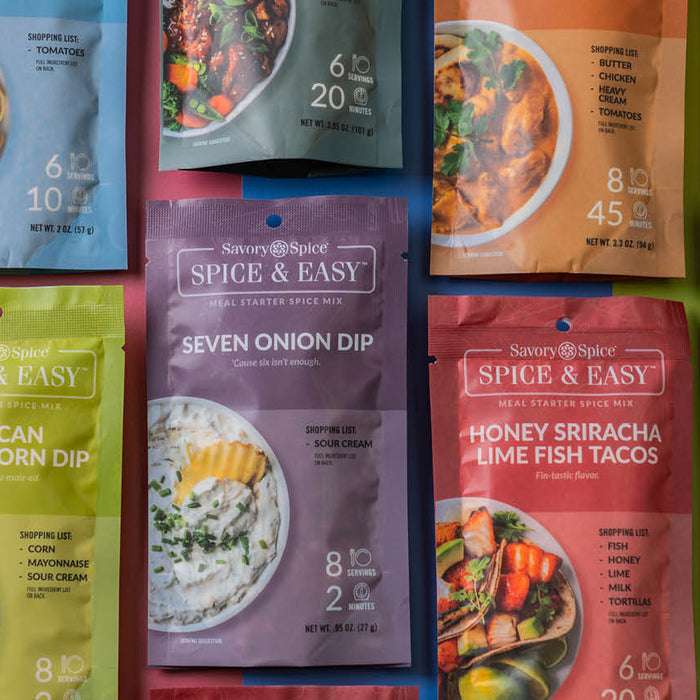 Assortment of Spice 'n Easy Meal Starter Spice Mixes