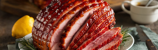Spiced Brown Sugar Ham with Honey Butter Glaze
