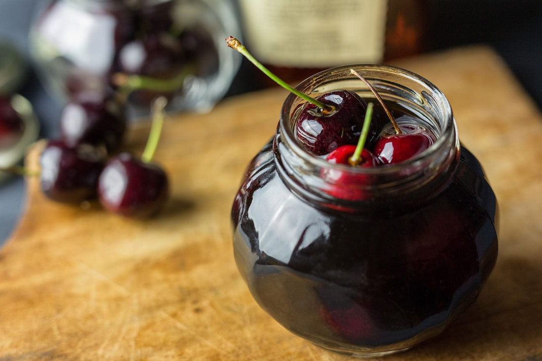 Spiced Vanilla Brandied Cherries