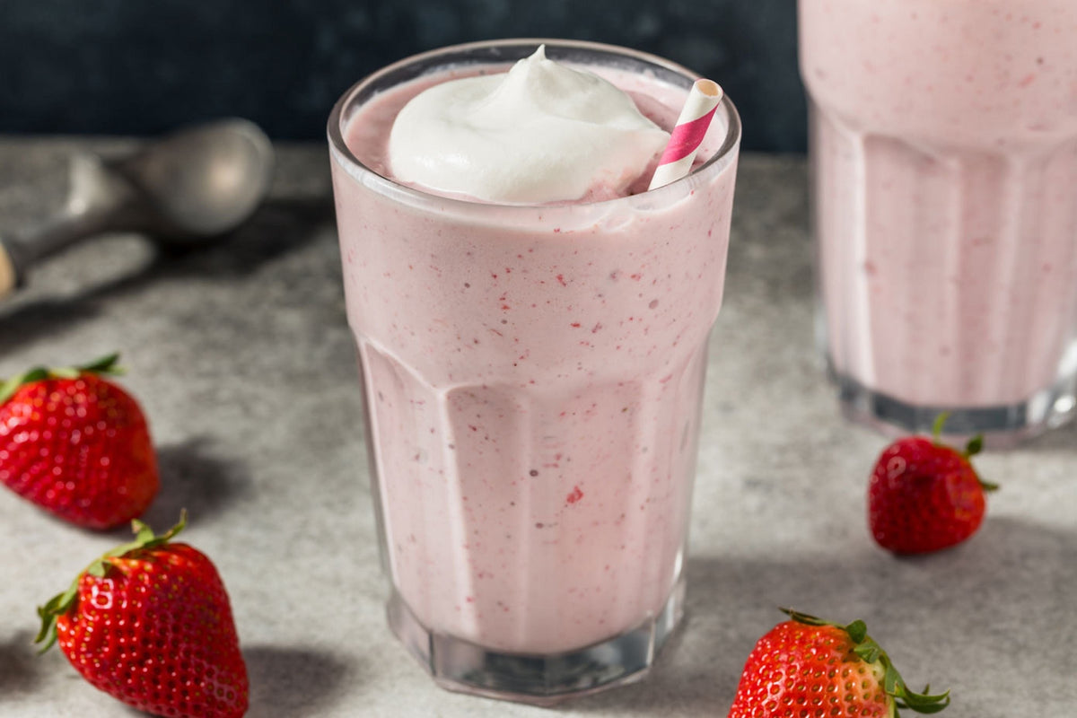 Strawberry Vanilla Bean Milkshake Recipe – Savory Spice