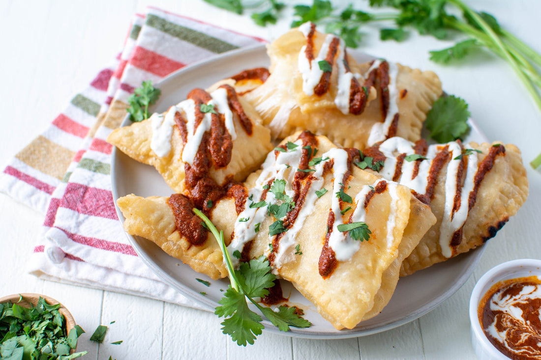 Stuffed and Smothered Sopapillas