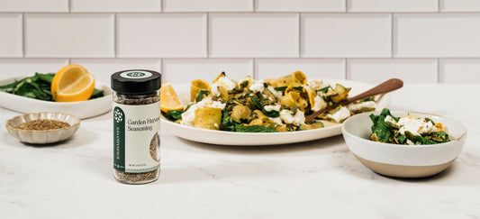 Garden Harvest Grilled Summer Squash with Burrata