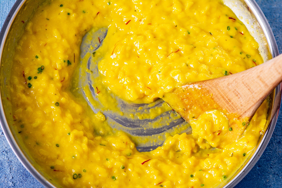Saffron and Sweet Corn Risotto