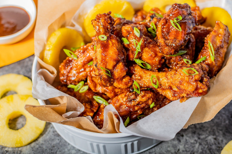 Crispy Sweet Jerk Chicken Wings