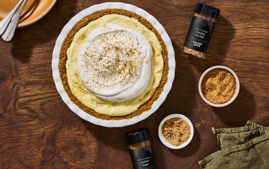 Banana Cream Pie with Salted Bourbon Whipped Cream