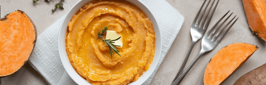 Orange & Maple Whipped Sweet Potatoes