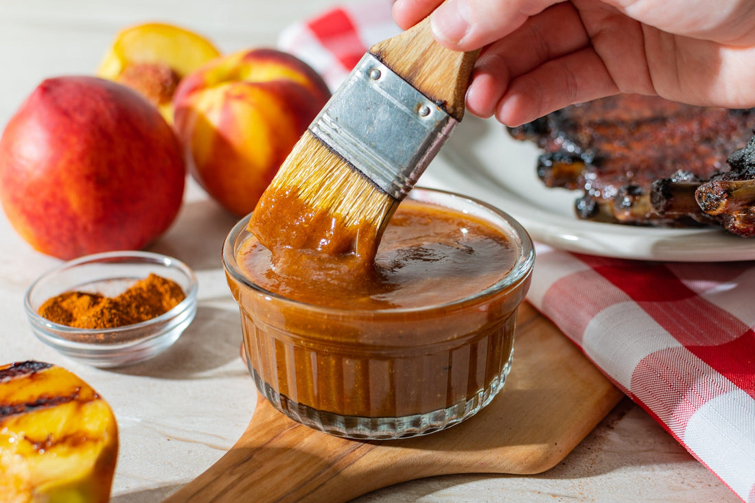 Woody Peach BBQ Sauce