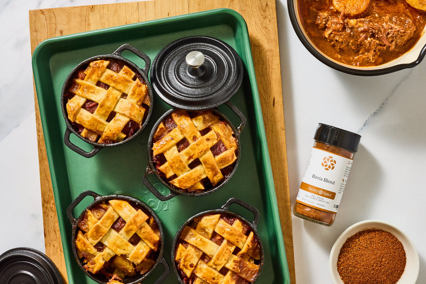Birria Pot Pie