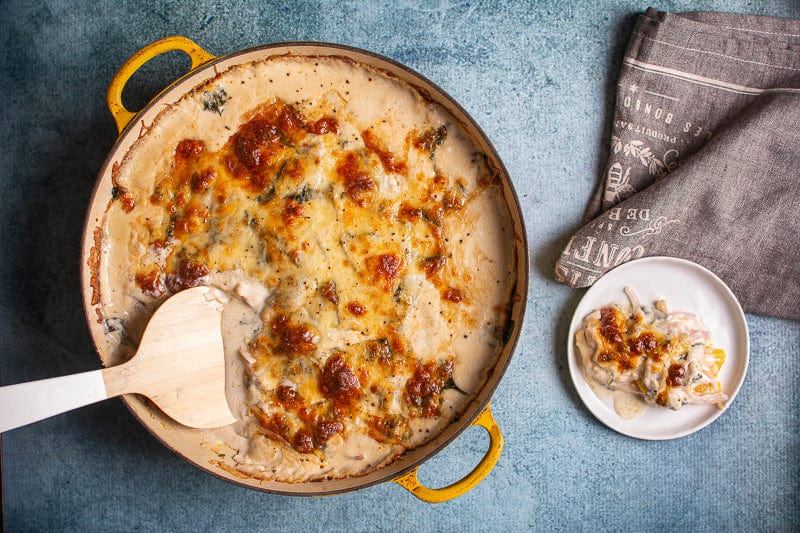 Black Garlic Butternut Gratin