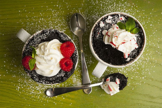 Black Onyx Peppermint Mug Cake