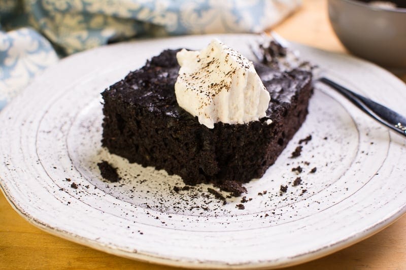 Black Onyx Zucchini Cake