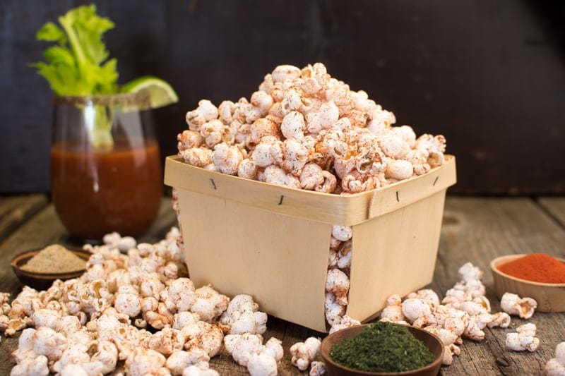 Bloody Mary Popcorn