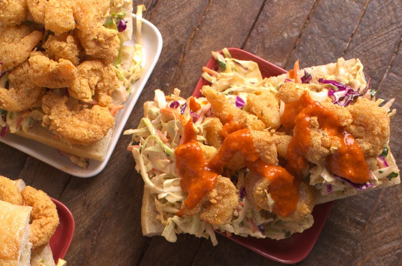 Cajun Shrimp Po' Boys