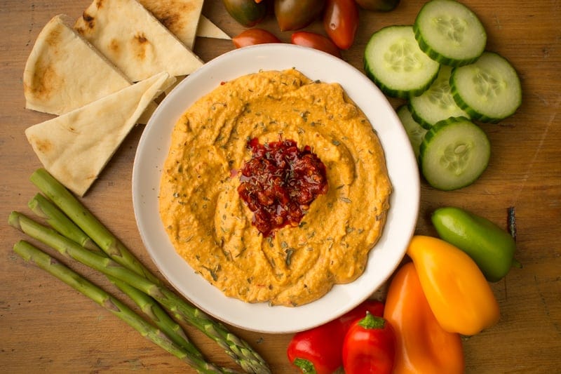 Calabrian Hot Pepper Hummus