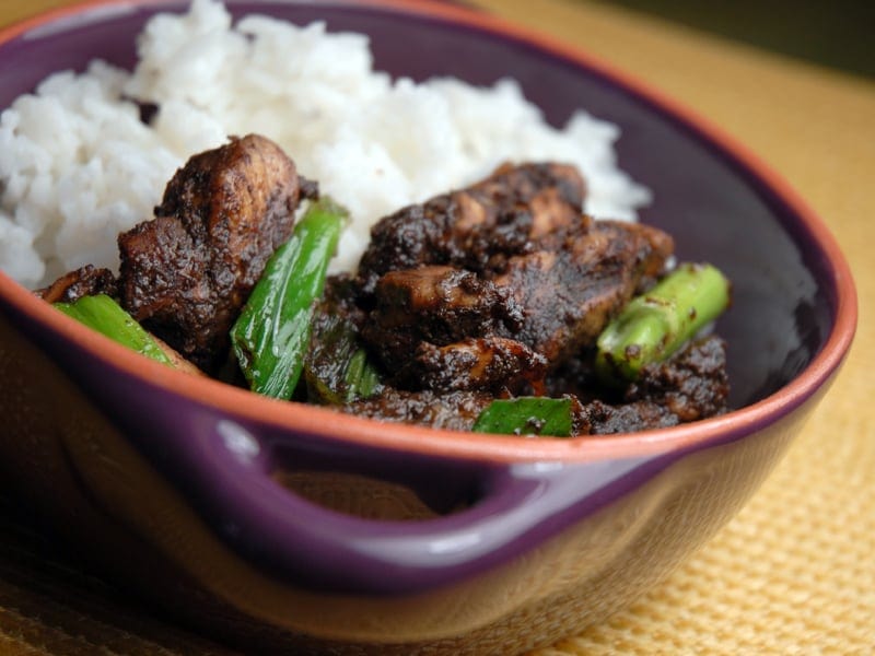 Caramelized Coffee-Spiced Chicken