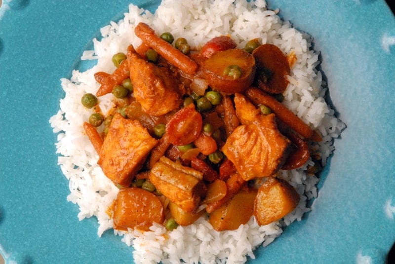 Caribbean Fish Curry