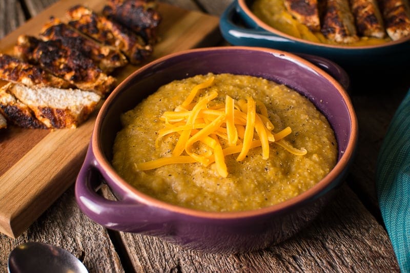 Cheddar Green Chile Polenta
