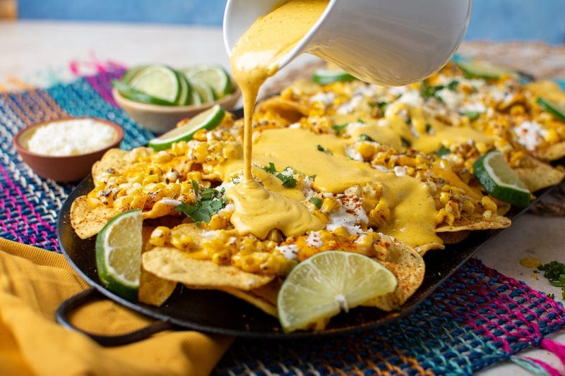 Cheesy Elote Nachos