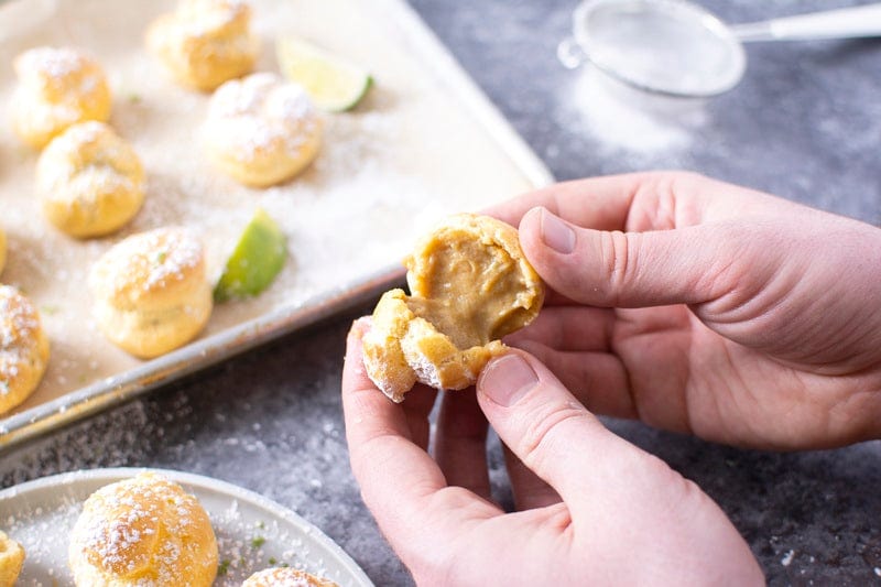 Coconut Lime Pastry Cream