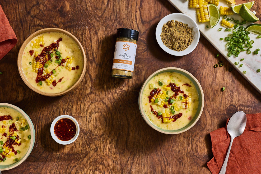 Miso Coconut Corn Chowder