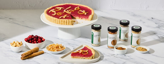 Spiced Cranberry Curd Tart