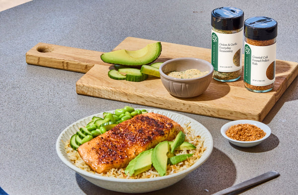 Crispy Rice Salmon Bowls