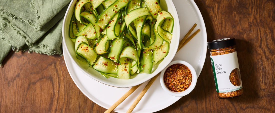 Chili Crisp Cucumber Salad