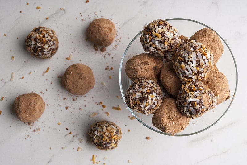 Espresso & Coconut Truffles