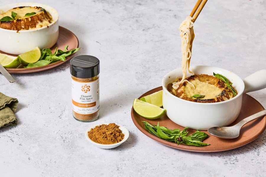 Pho-Spiced French Onion Soup