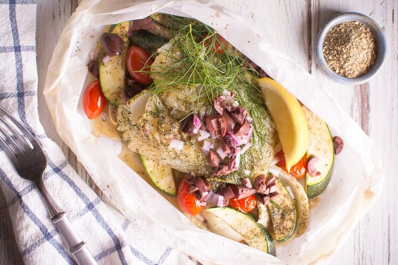 Fish en Papillote