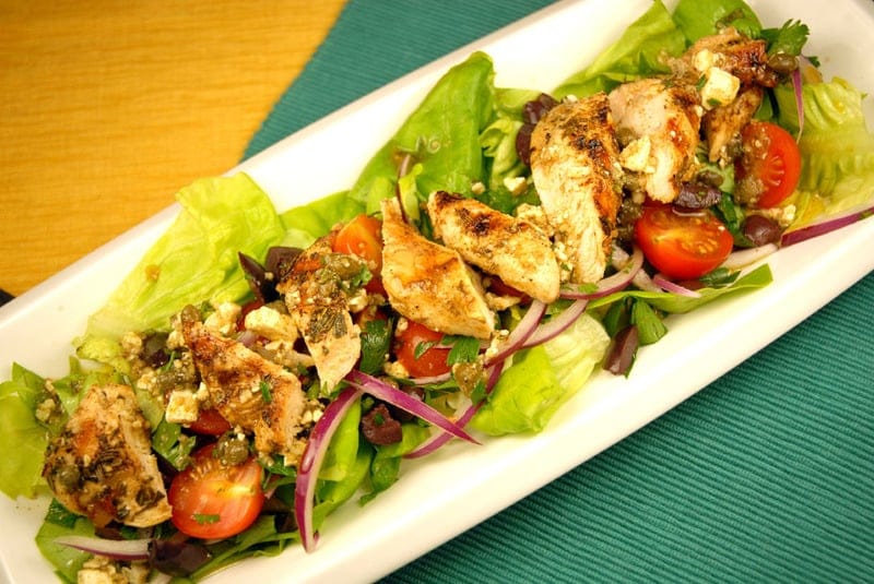 Greek Grilled Chicken Salad