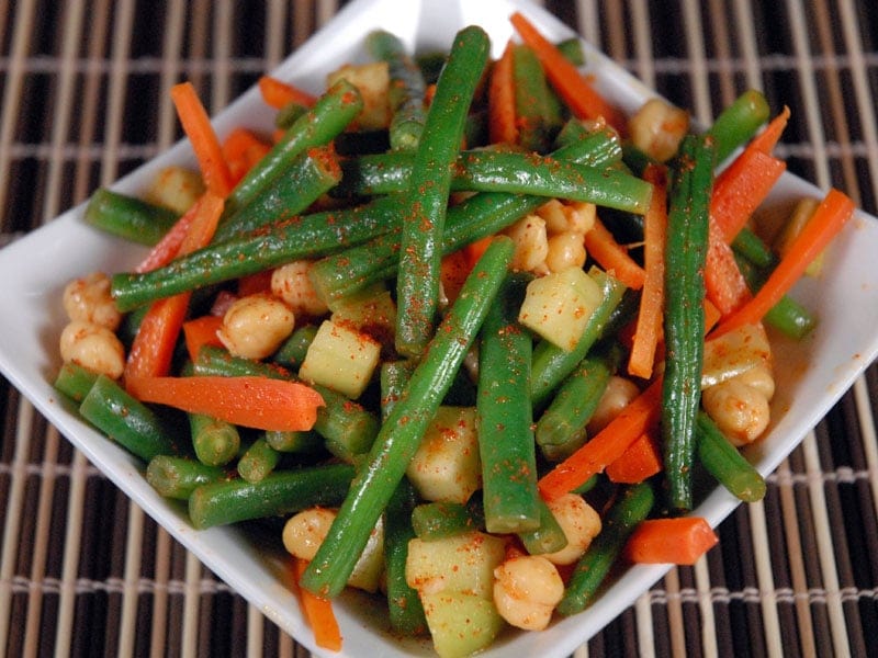 Harissa Spiced Green Beans