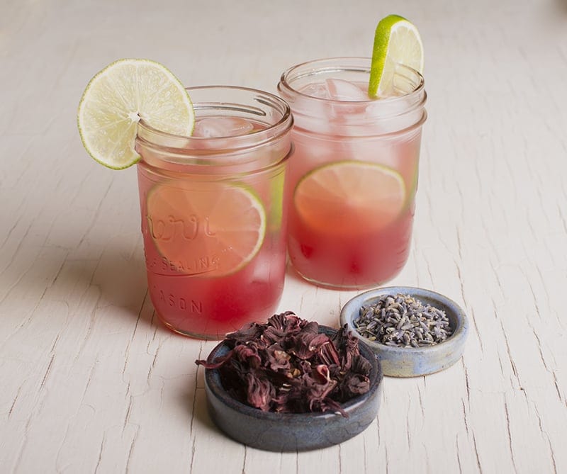 Hibiscus and Lavender Limeade