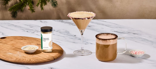 Peppermint Chocolate Holiday Martini